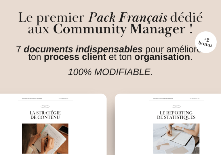 LES ESSENTIELS DU COMMUNITY MANAGER